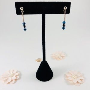 Beautiful Blue Swarovski Earrings